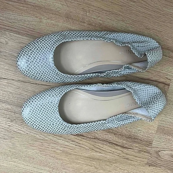 Vionic Alexa Lizard Gray Snake Print Round Toe Ballet Flats Shoes Size US 9.5 - Picture 13 of 16